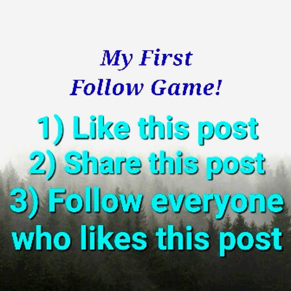 Like, follow, share 🖤